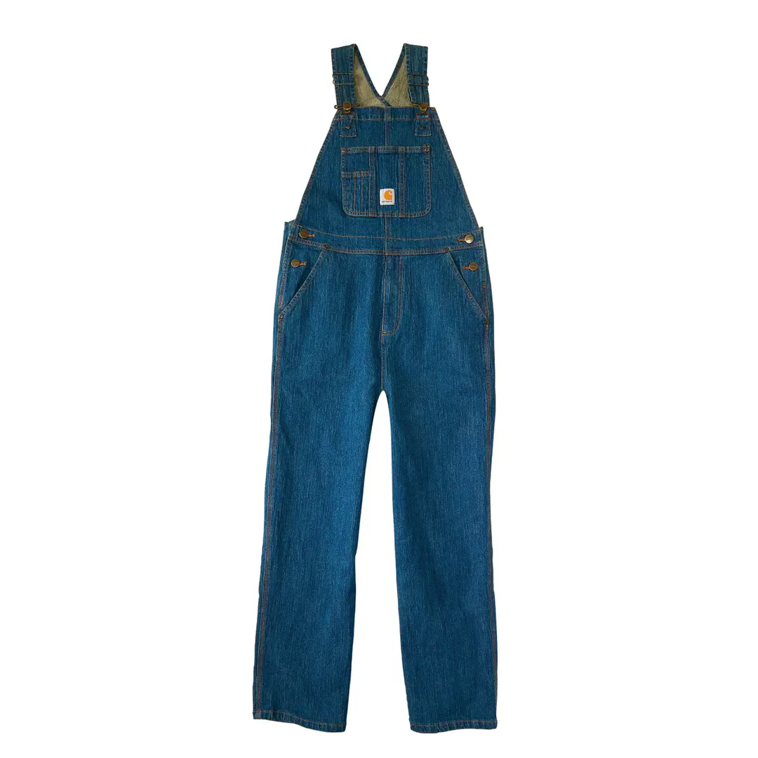 Carhartt Boy's Unlined Overalls Medium Wash Denim - Image 3