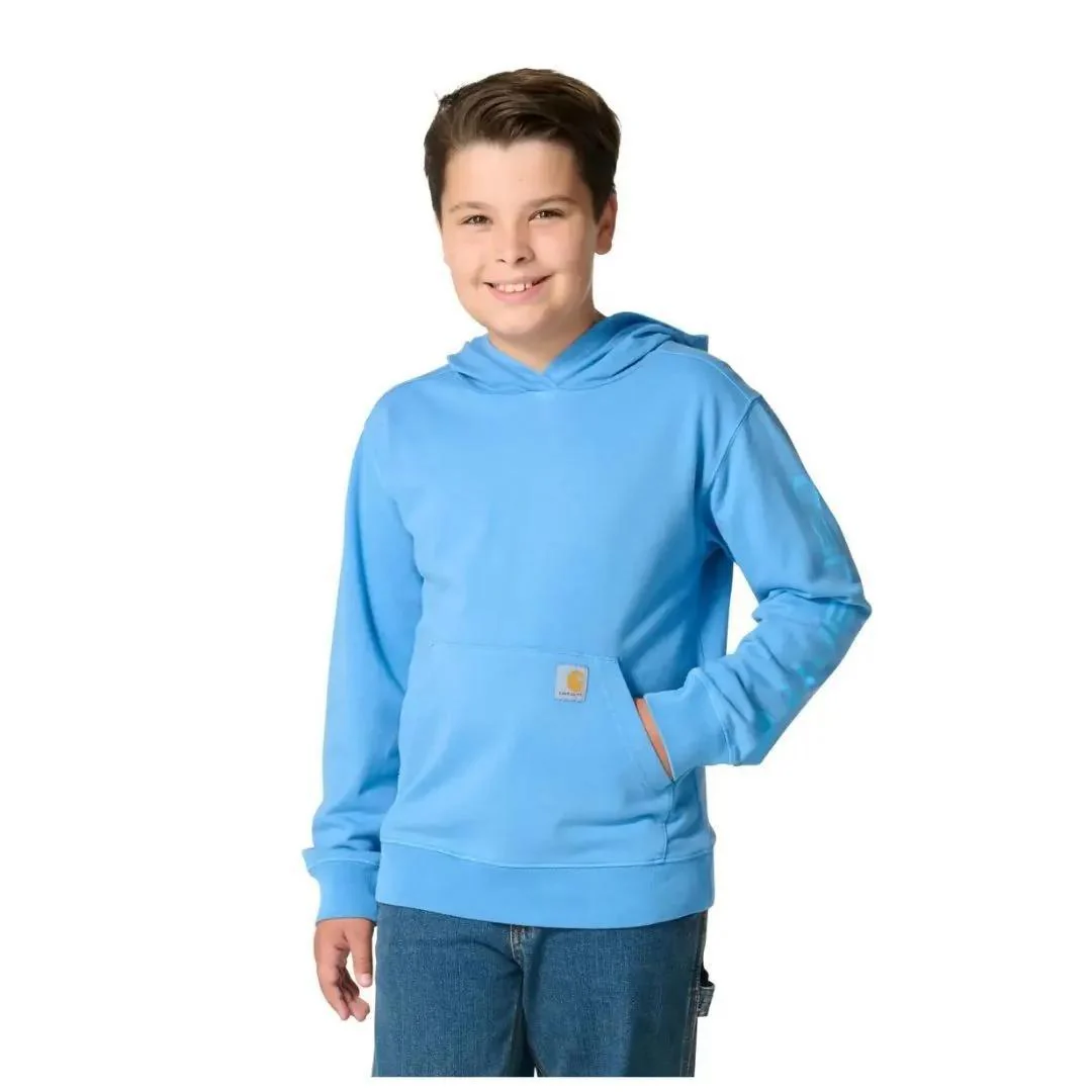 Carhartt Child/Boy's Re-Engineered Hoodie Garment Dyed Sweatshirt - Image 9