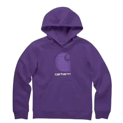 Carhartt Girl’s Hoodie Long Sleeve Violet Indigo
