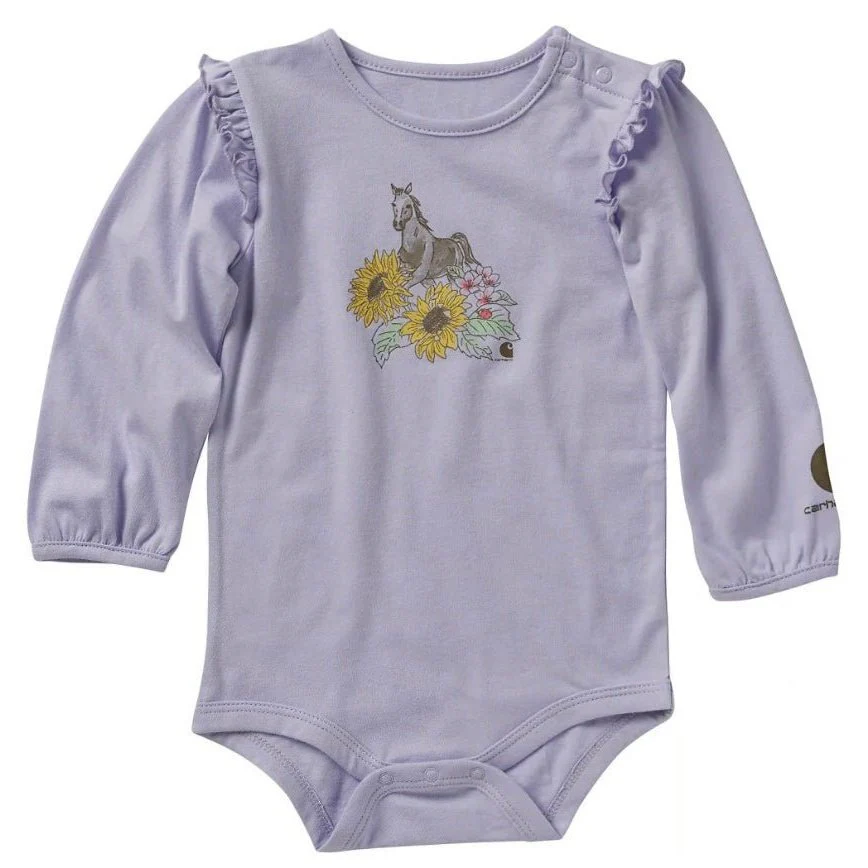 Carhartt Infant Onesie Sunflower Horse