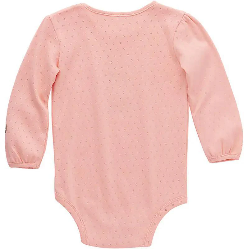 Carhartt Infant Girl's Long Sleeve Puppy BodySuit - Image 2