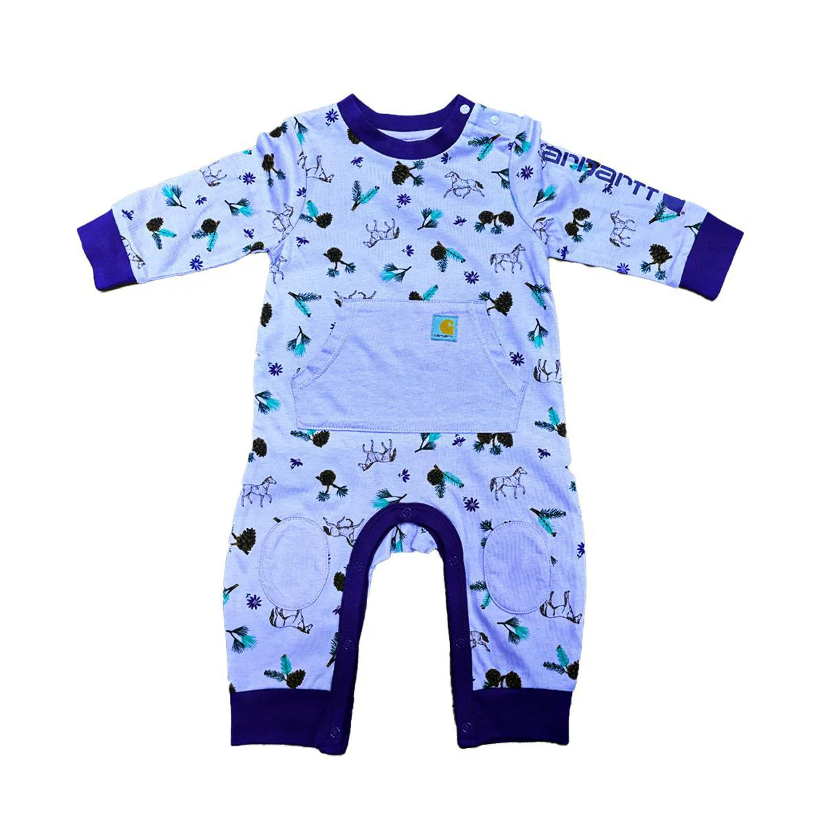 Carhartt Infant Long-Sleeve Coverall 2PC Set Majesty - Image 3