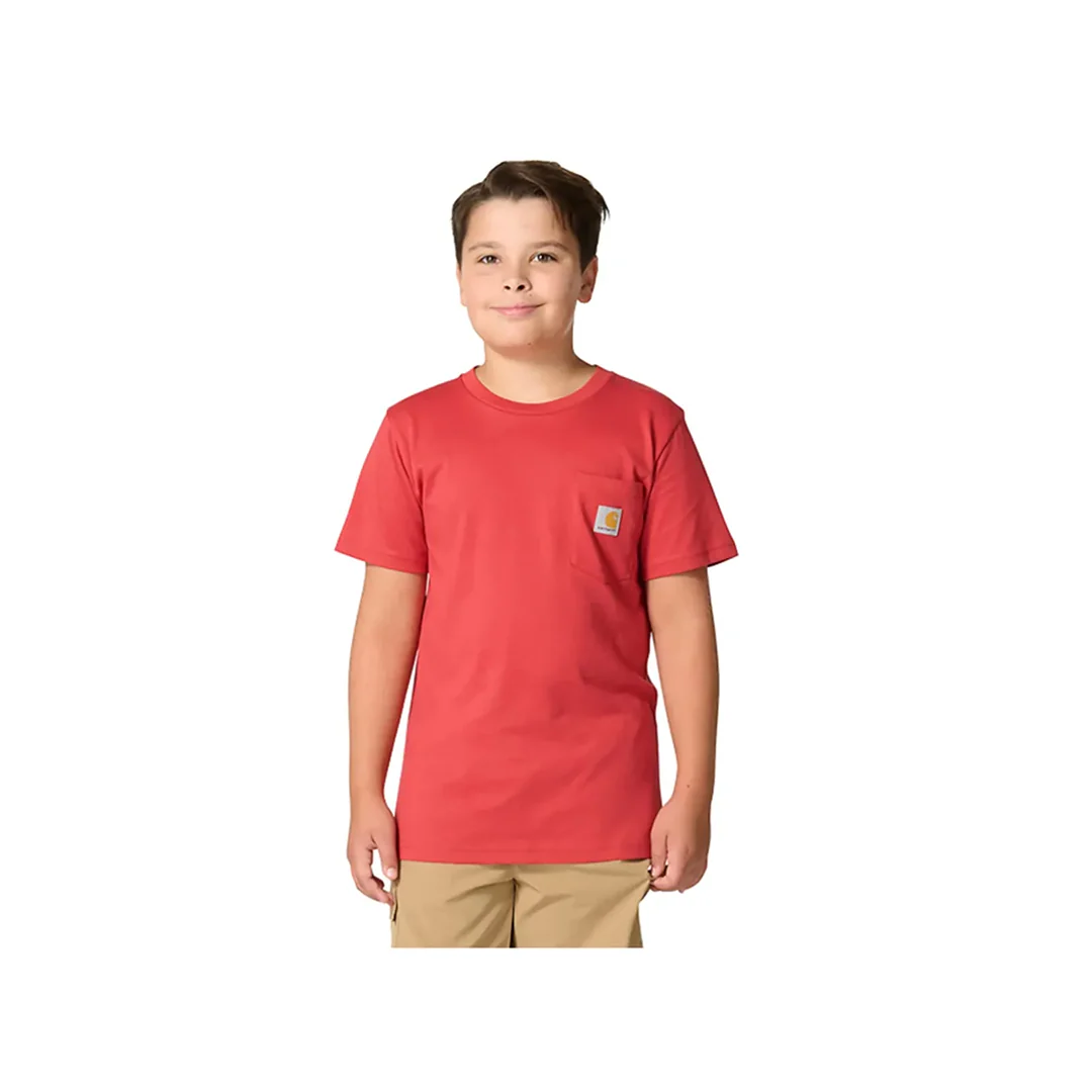 Carhartt Kid's Country T-Shirt in Red - Image 2
