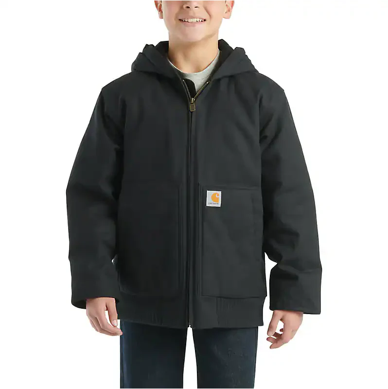 Carhartt Kid's Flannel Quilted Lined Active Jacket - Image 3