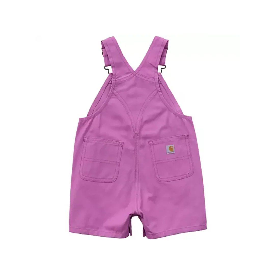 Carhartt Kid's Loose Fit Canvas Shortall in Purple - Image 2