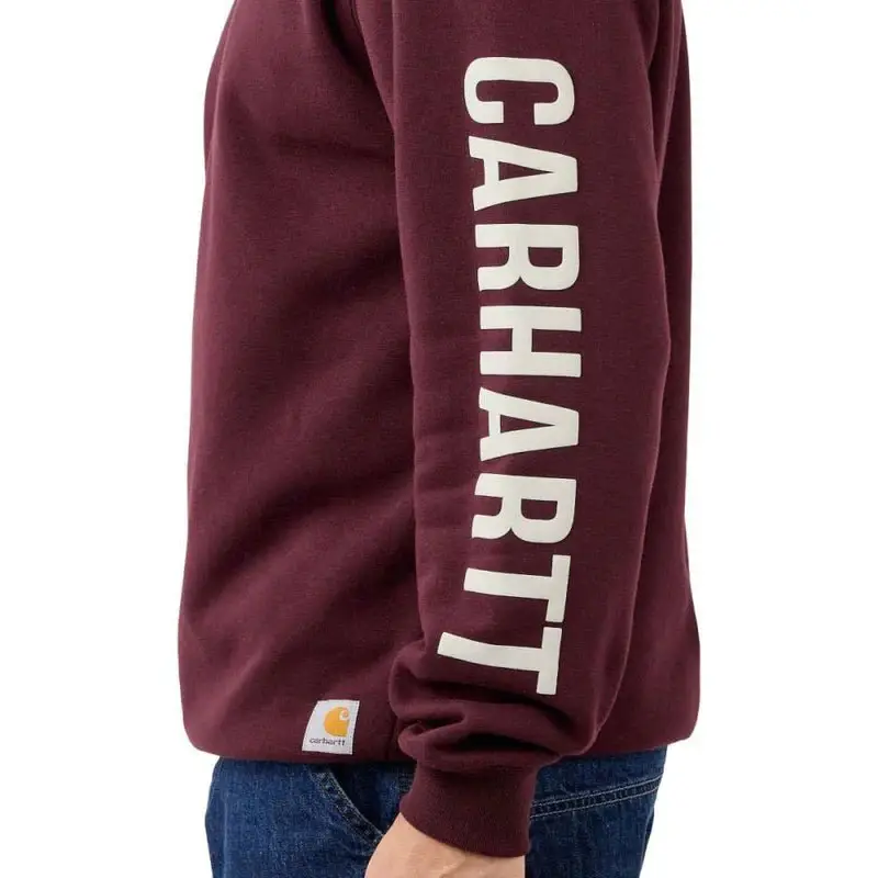 Carhartt Men’s Crewneck Graphic Logo Sweatshirt - Image 2