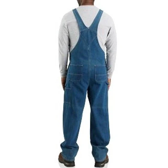 Carhartt Men’s Work Bib Overalls Denim - Image 2