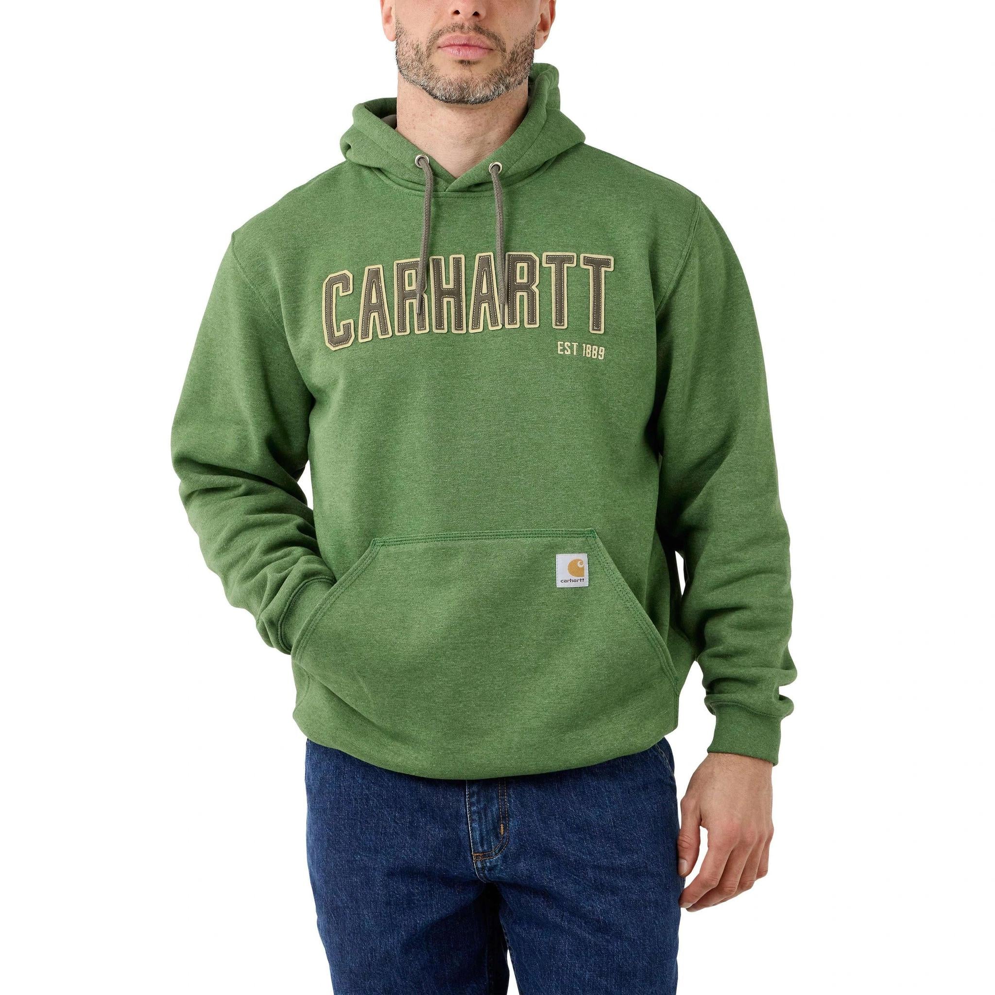 Carhartt Men’s Loose Fit Midweight Felt Logo Graphic Sweatshirt