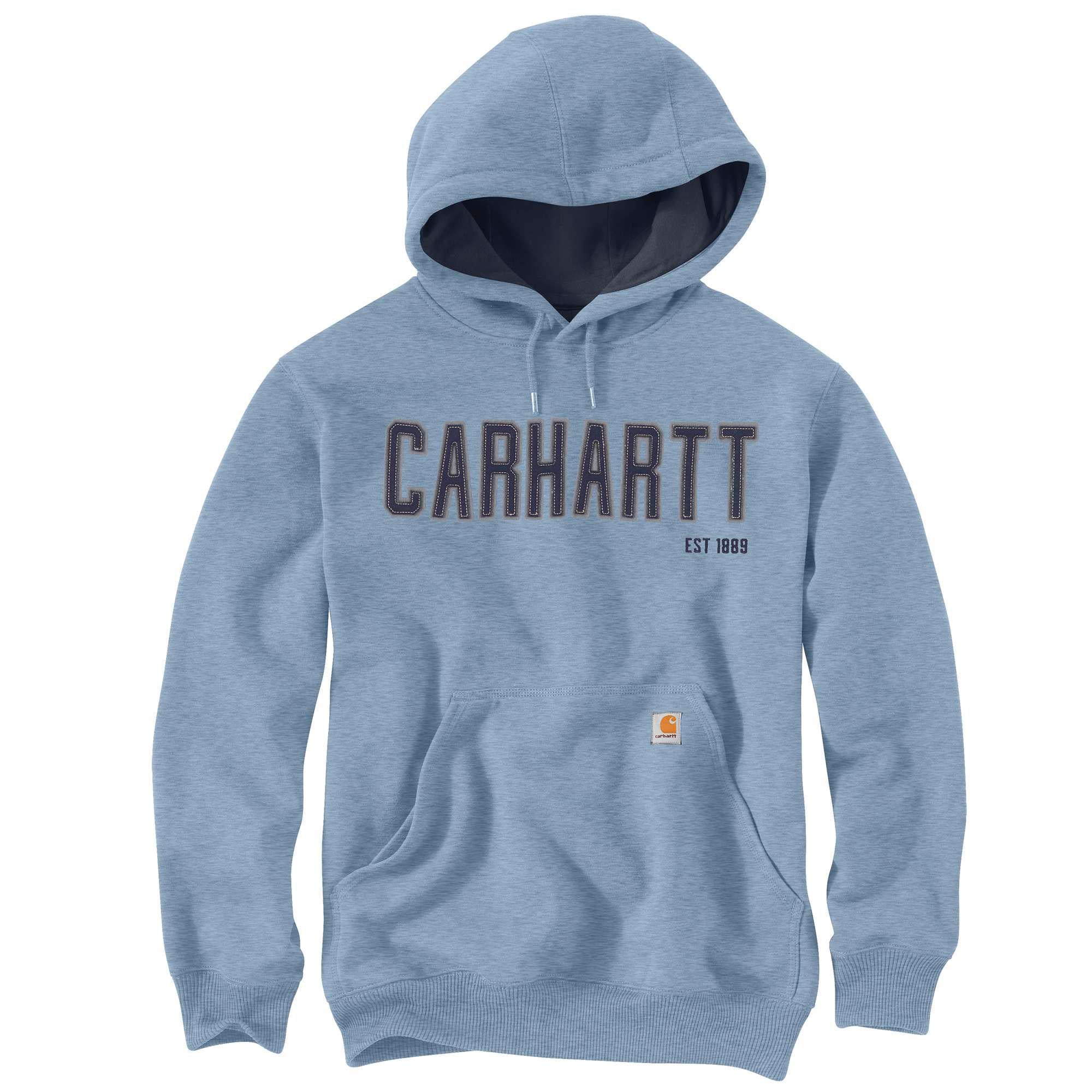 Carhartt Men’s Loose Fit Midweight Felt Logo Graphic Sweatshirt - Image 4