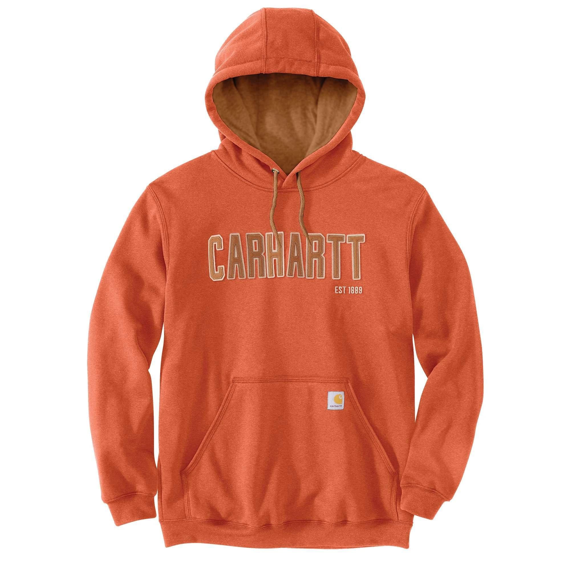 Carhartt Men’s Loose Fit Midweight Felt Logo Graphic Sweatshirt - Image 6