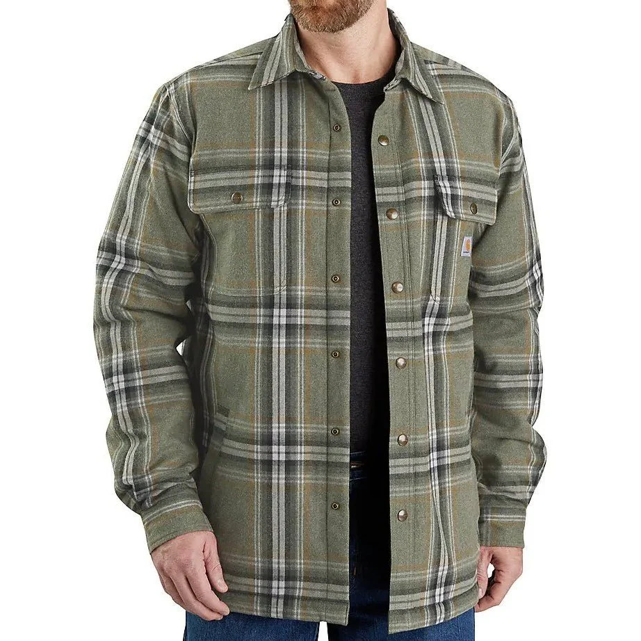 Carhartt Men’s Relaxed Fit Sherpa Lined Shirt-Jac - Image 2
