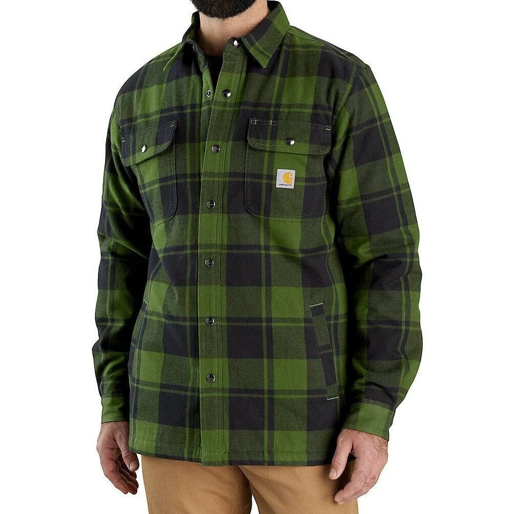 Carhartt Men’s Relaxed Fit Sherpa Lined Shirt Jacket - Image 4