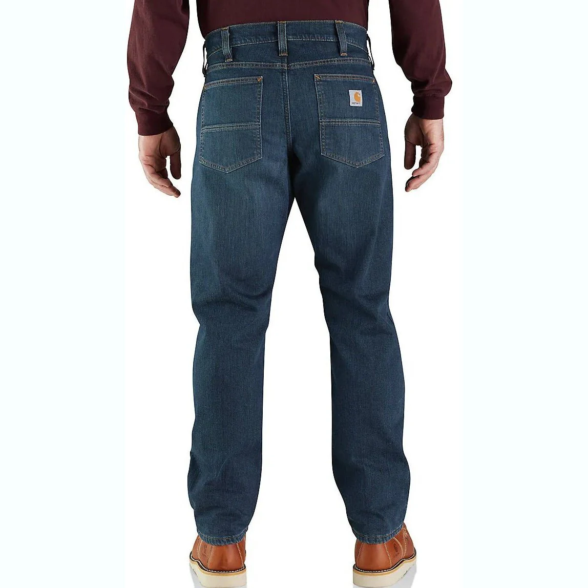 Carhartt Men’s Rugged Flex Relaxed Fit Fleece Lined 5 Pocket Jean