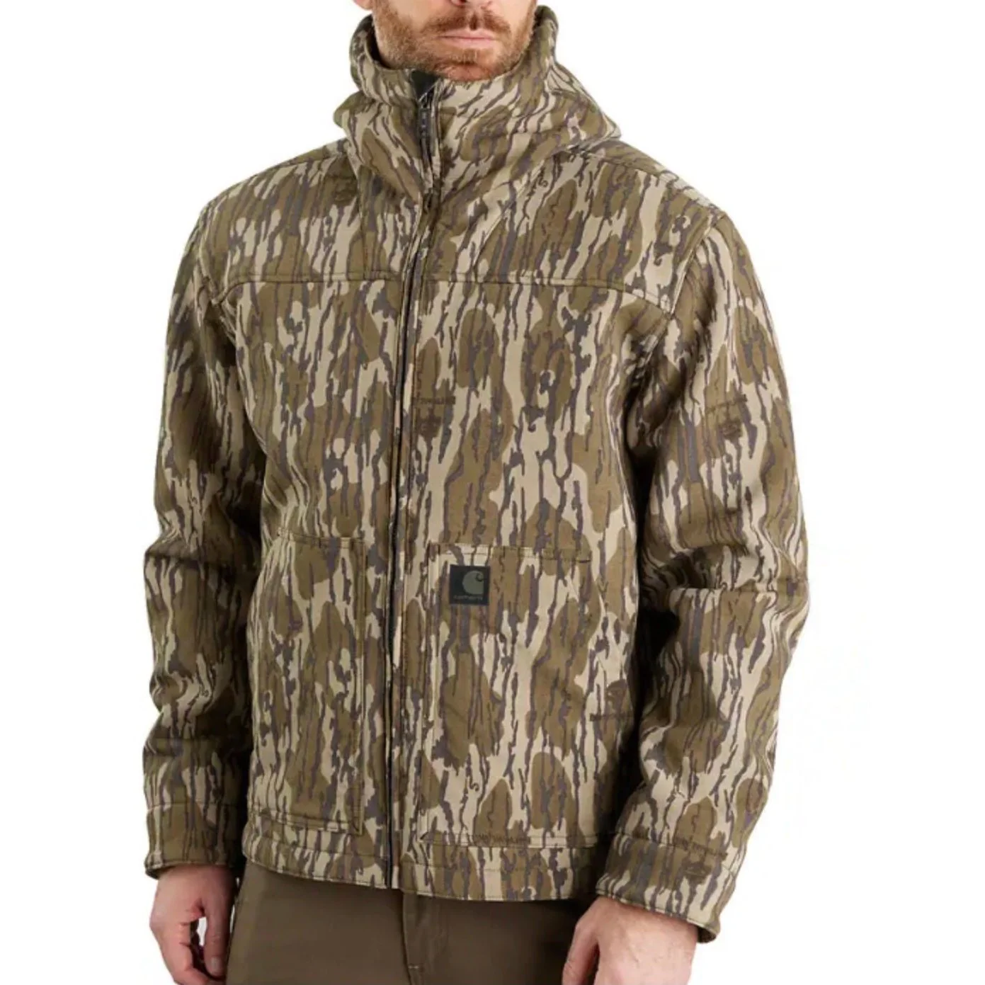 Carhartt Men’s Super Dux Relaxed Fit Sherpa Lined Camo Active Jacket