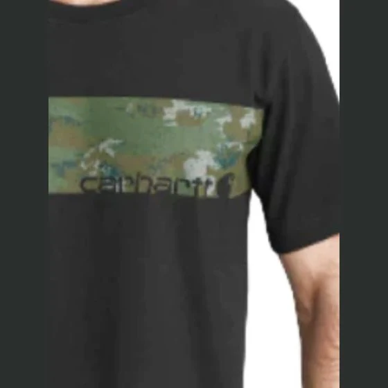 Carhartt Men’s T-Shirt Heavyweight Camo Logo - Image 2