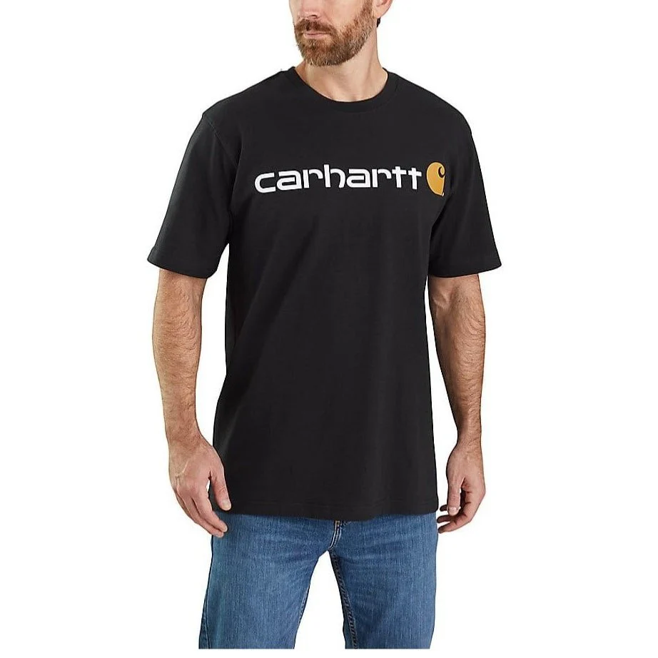 Carhartt Men’s T-Shirt Heavyweight Loose Fit Logo - Image 3