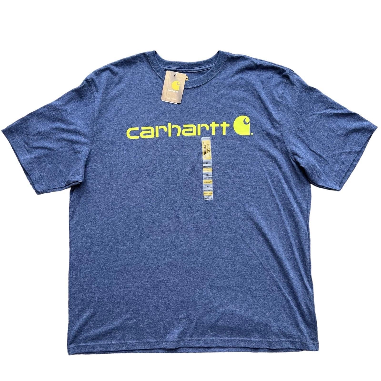 Carhartt Men’s T-Shirt Heavyweight Loose Fit Logo - Image 5