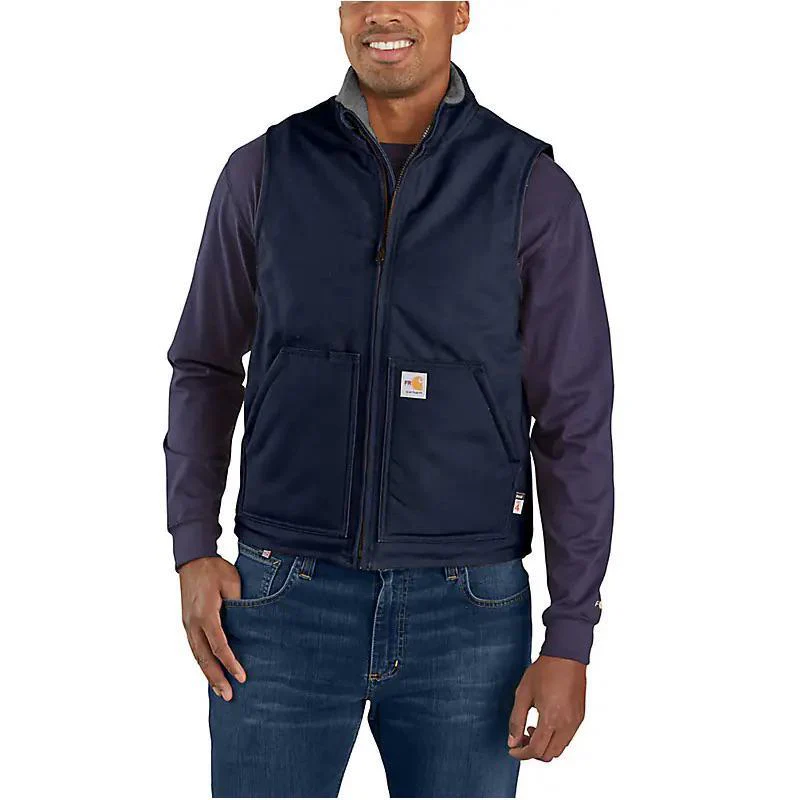 Carhartt Men's Flame Resistant Duck Sherpa Lined Vest - Image 2
