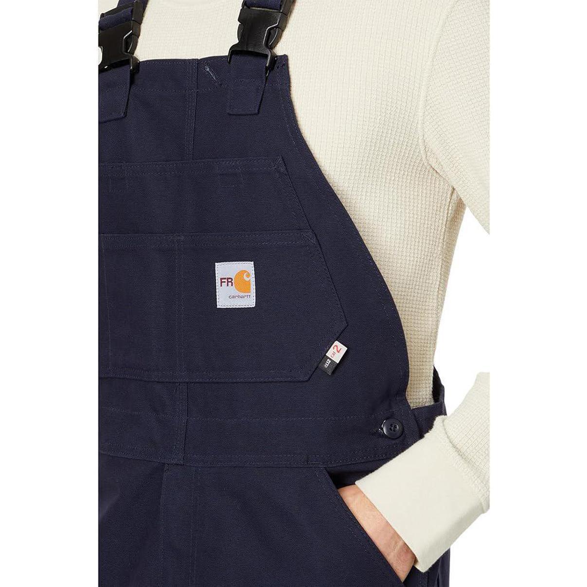Carhartt Men's FR Flame Resistant Bib Overall Unlined - Image 2