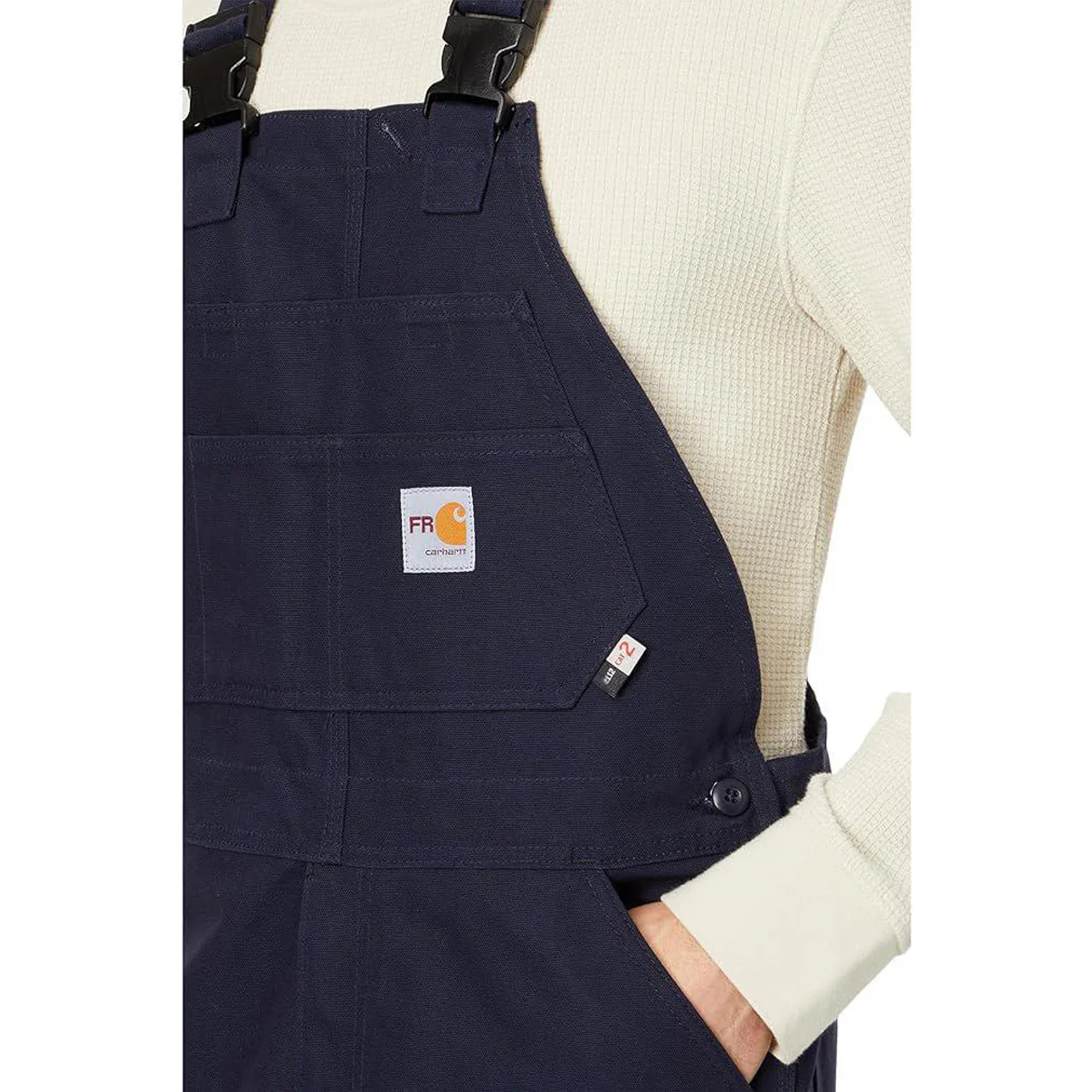 Carhartt Men's FR Flame Resistant Bib Overall Unlined - Image 6