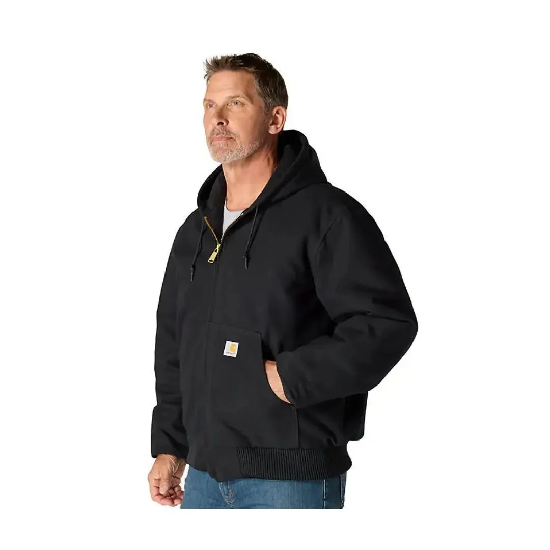 Carhartt Men's Loose Fit Firm Duck Insulated Flannel-lined Active Jac Jacket