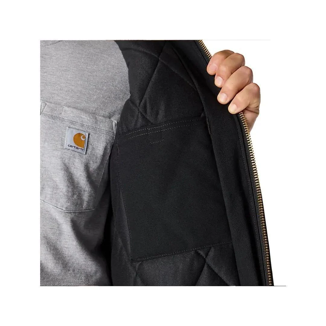 Carhartt Men's Loose Fit Firm Duck Insulated Flannel-lined Active Jac Jacket - Image 5