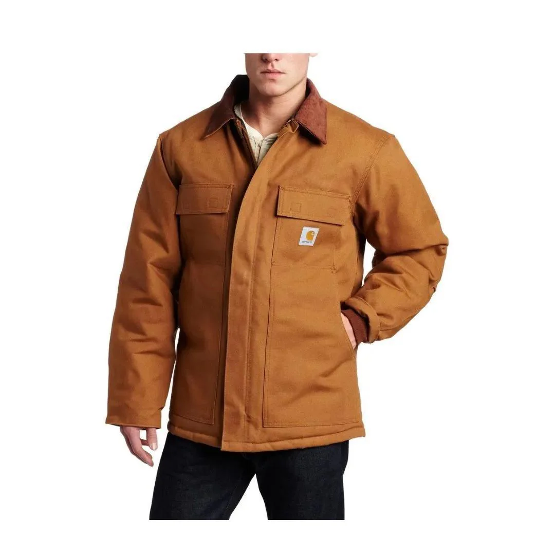 Carhartt Men's Jacket Insulated Loose Fit Firm Duck Traditional Coat - Image 16