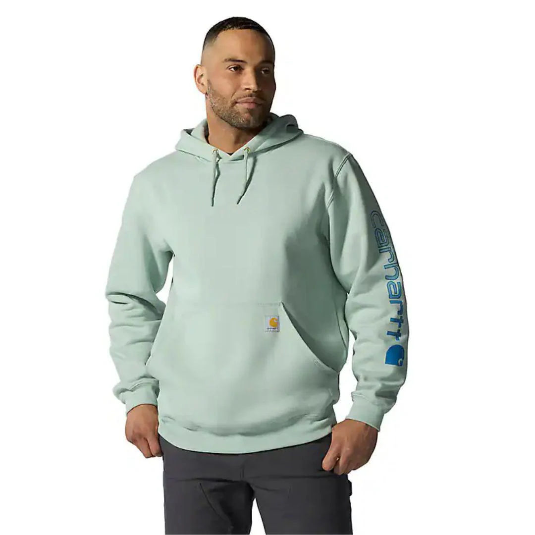 Carhartt Men's Loose Fit Midweight Logo Sleeve Graphic Sweatshirt