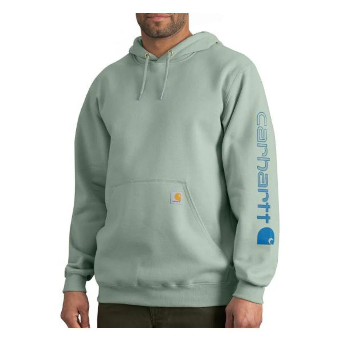 Carhartt Men's Loose Fit Midweight Logo Sleeve Graphic Sweatshirt - Image 2
