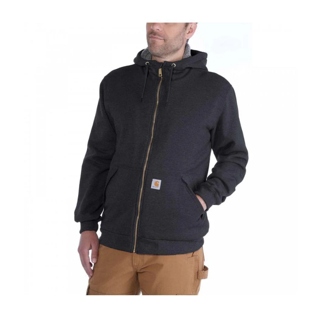 Carhartt Men's Rain Defender Hoodie Relaxed Fit Midweight Sherpa Full Zip 103308 - Image 41