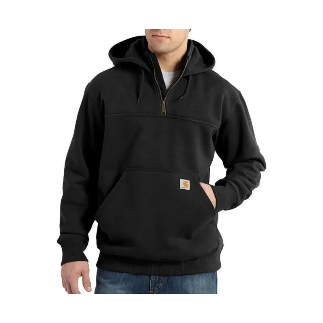 Carhartt Men's Rain Defender Loose Fit Quarter Zip Hoodie - Image 4