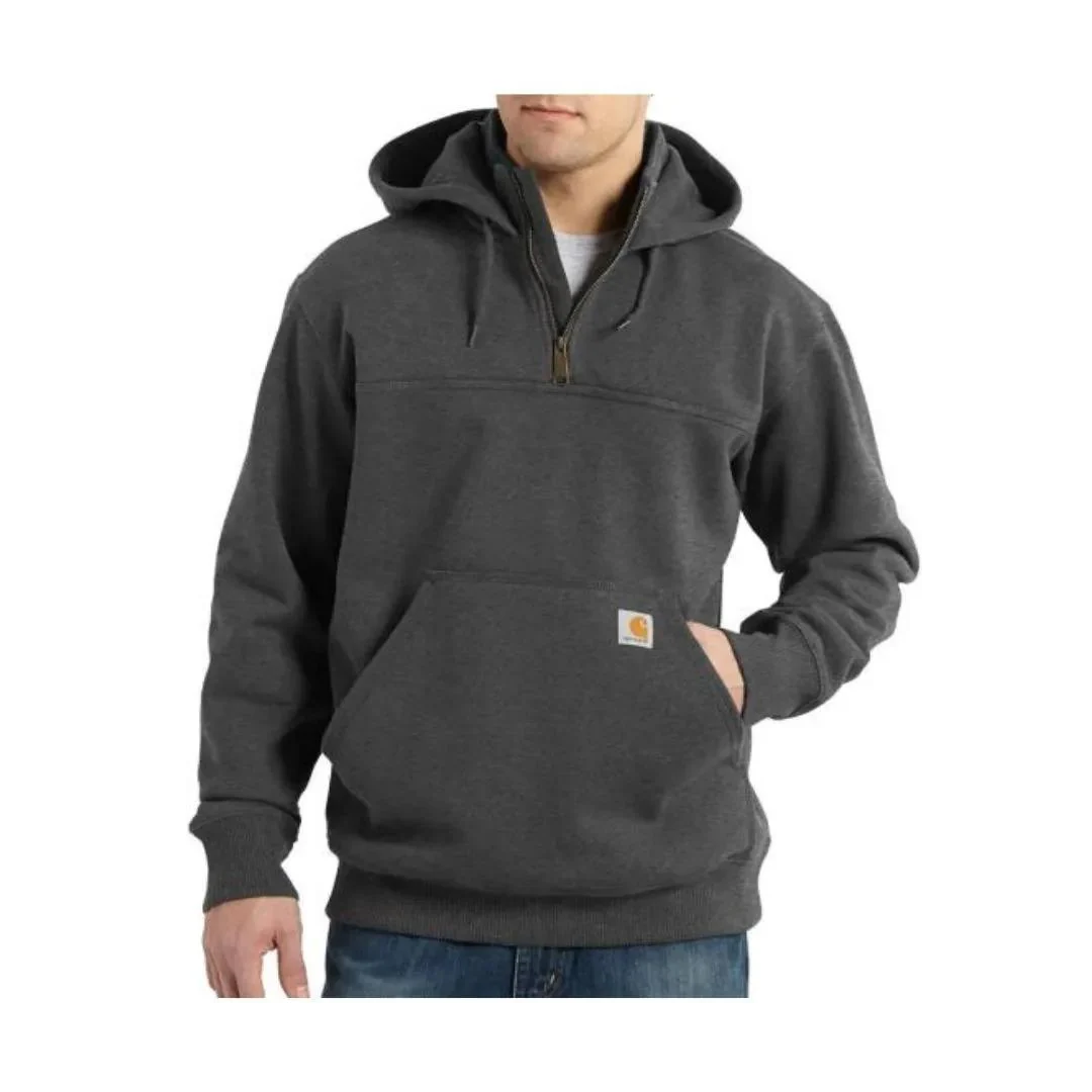 Carhartt Men's Rain Defender Loose Fit Quarter Zip Hoodie - Image 5