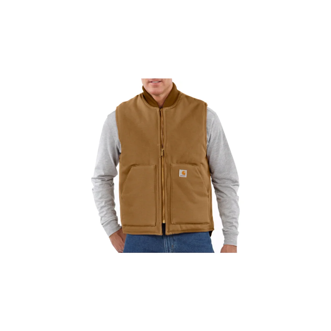 Carhartt Men's Relaxed Fit Firm Duck Insulated Rib Collar Vest - Image 2