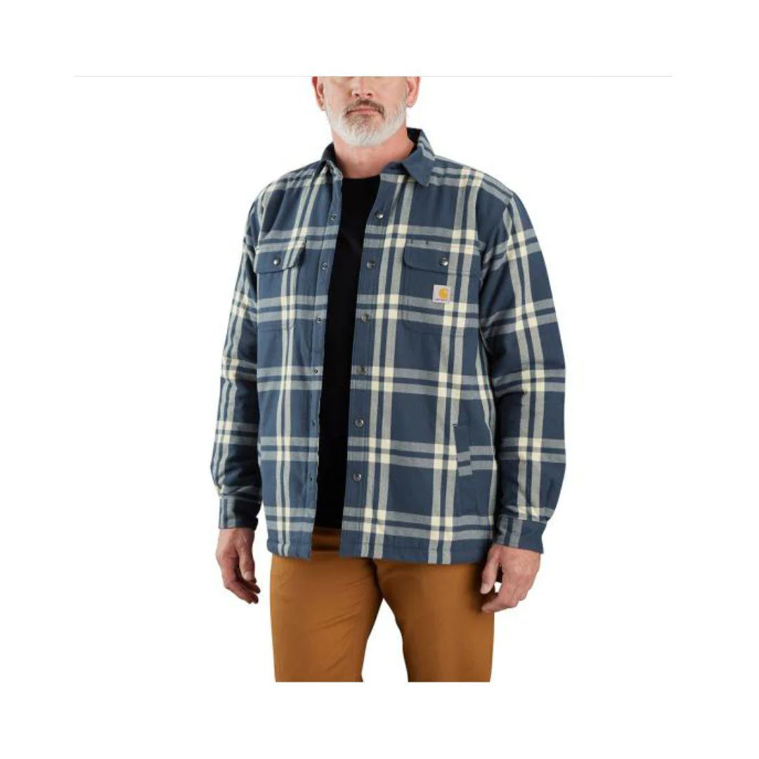 Carhartt Men's Relaxed Fit Flannel Sherpa-Lined Jacket - Image 22