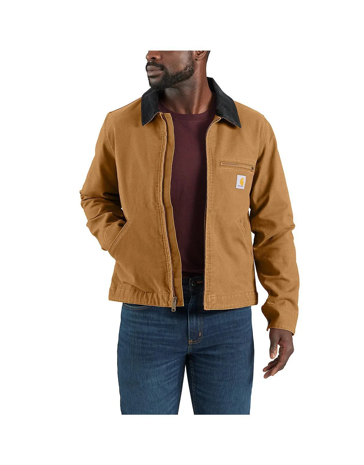 Carhartt Rugged Flex Relaxed Fit Duck Detroit Jacket Men's - Image 5