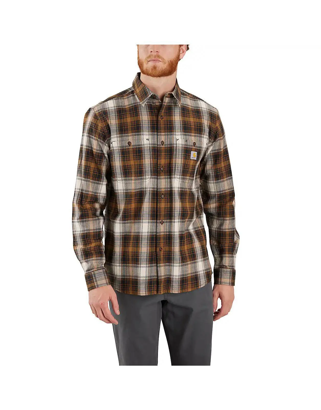 Carhartt Men's Rugged Flex Relaxed Fit Lightweight Long Sleeve Shirt