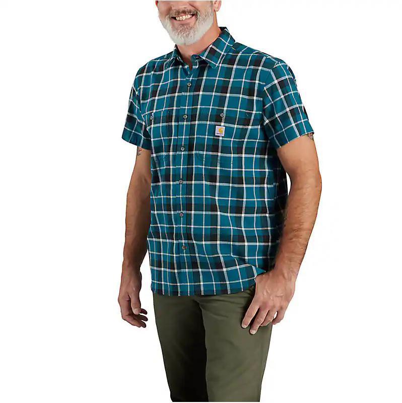 Carhartt Men's Rugged Flex Relaxed Fit Lightweight Short-Sleeve Shirt