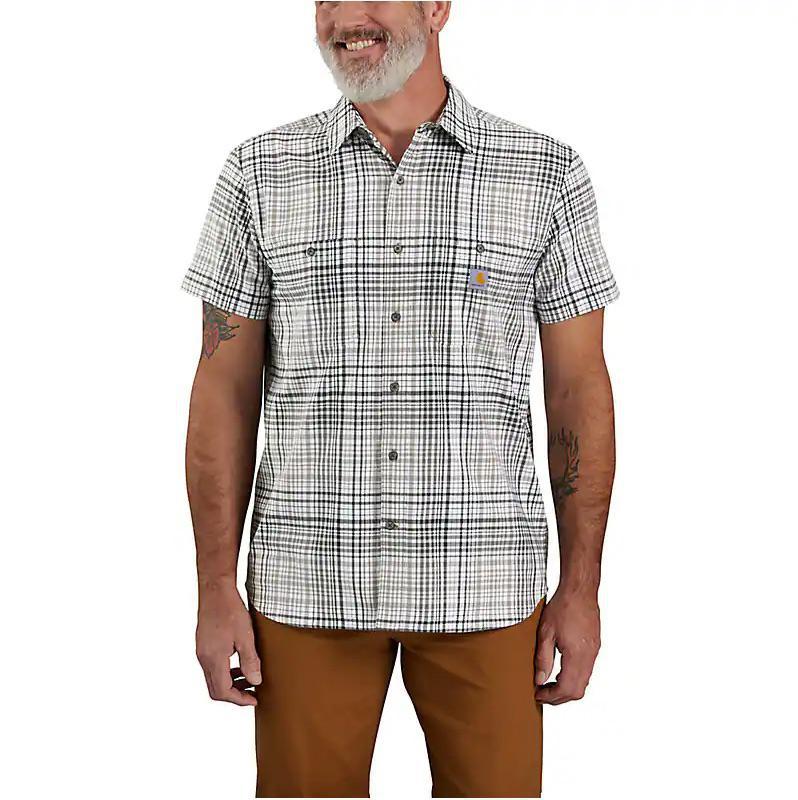 Carhartt Men's Rugged Flex Relaxed Fit Lightweight Short-Sleeve Shirt - Image 3