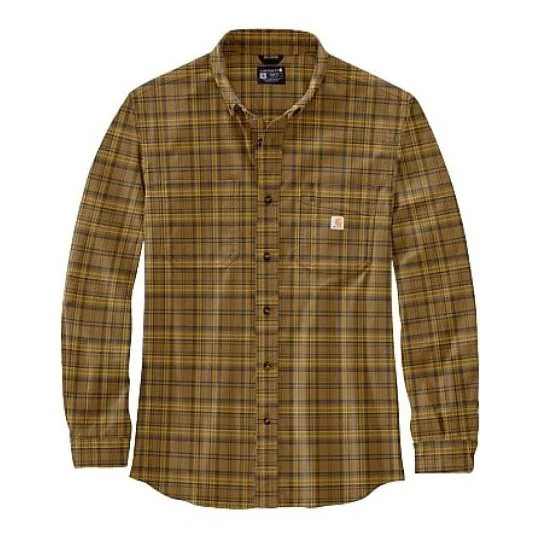 Carhartt Men's Shirt Rugged Flex Midweight Flannel Relaxed Fit