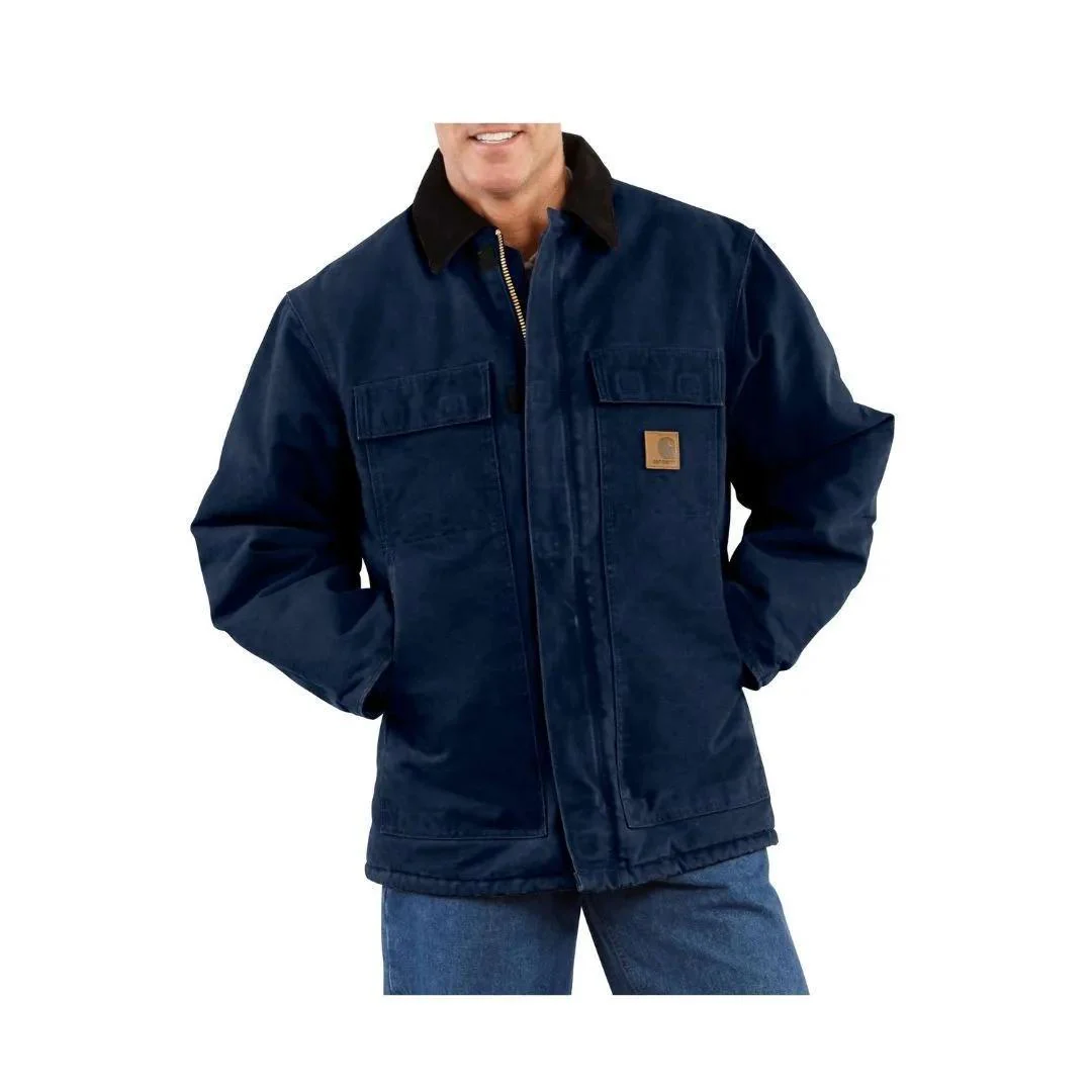 Carhartt Men's Sandstone Traditional Coat/Arctic Quilt-Lined Jacket - Image 5