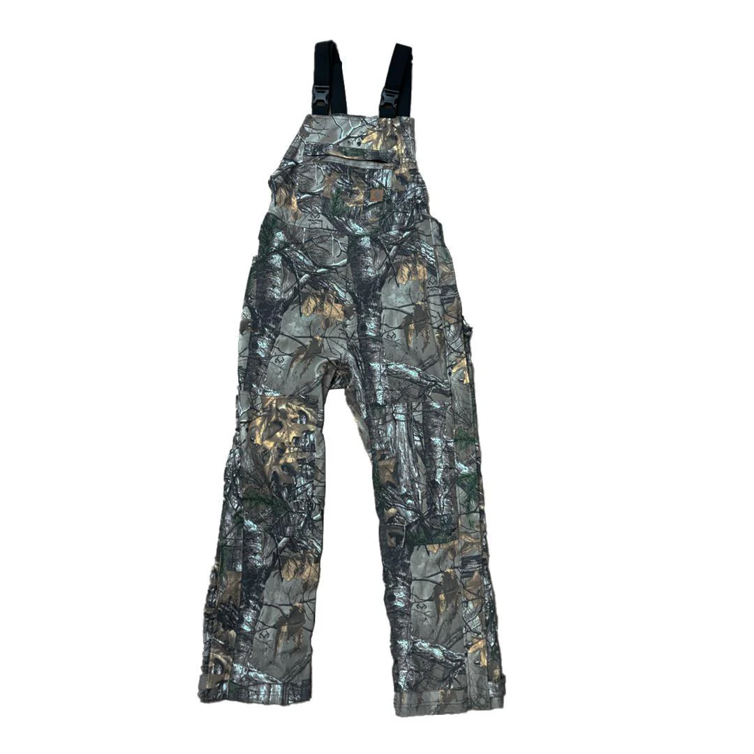 Carhartt Men's Storm Defender Men's Shoreline Bib Overalls Real Tree Camo