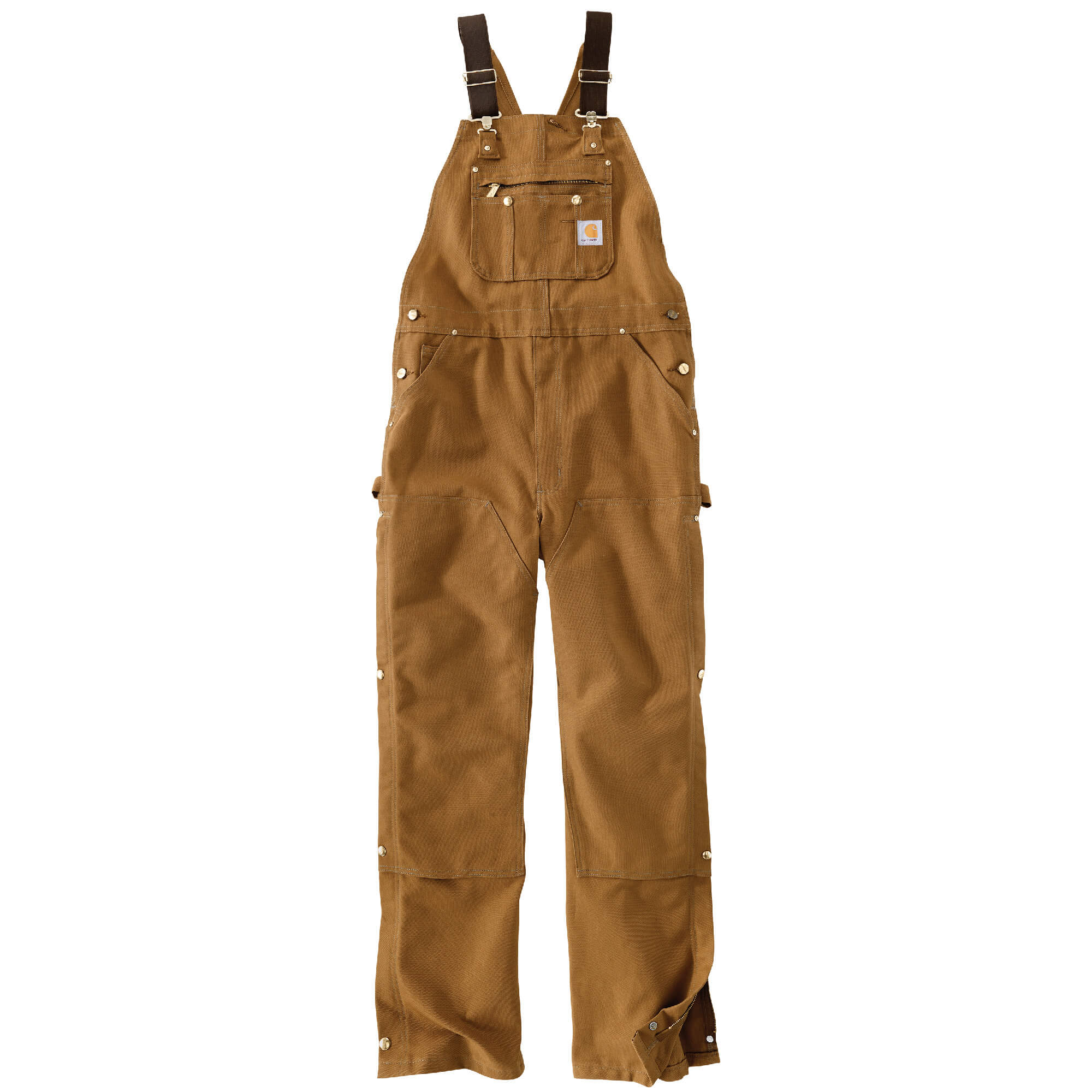 Carhartt Work Men's Bib Overalls Lined Duck Midweight -Clearance - Image 3