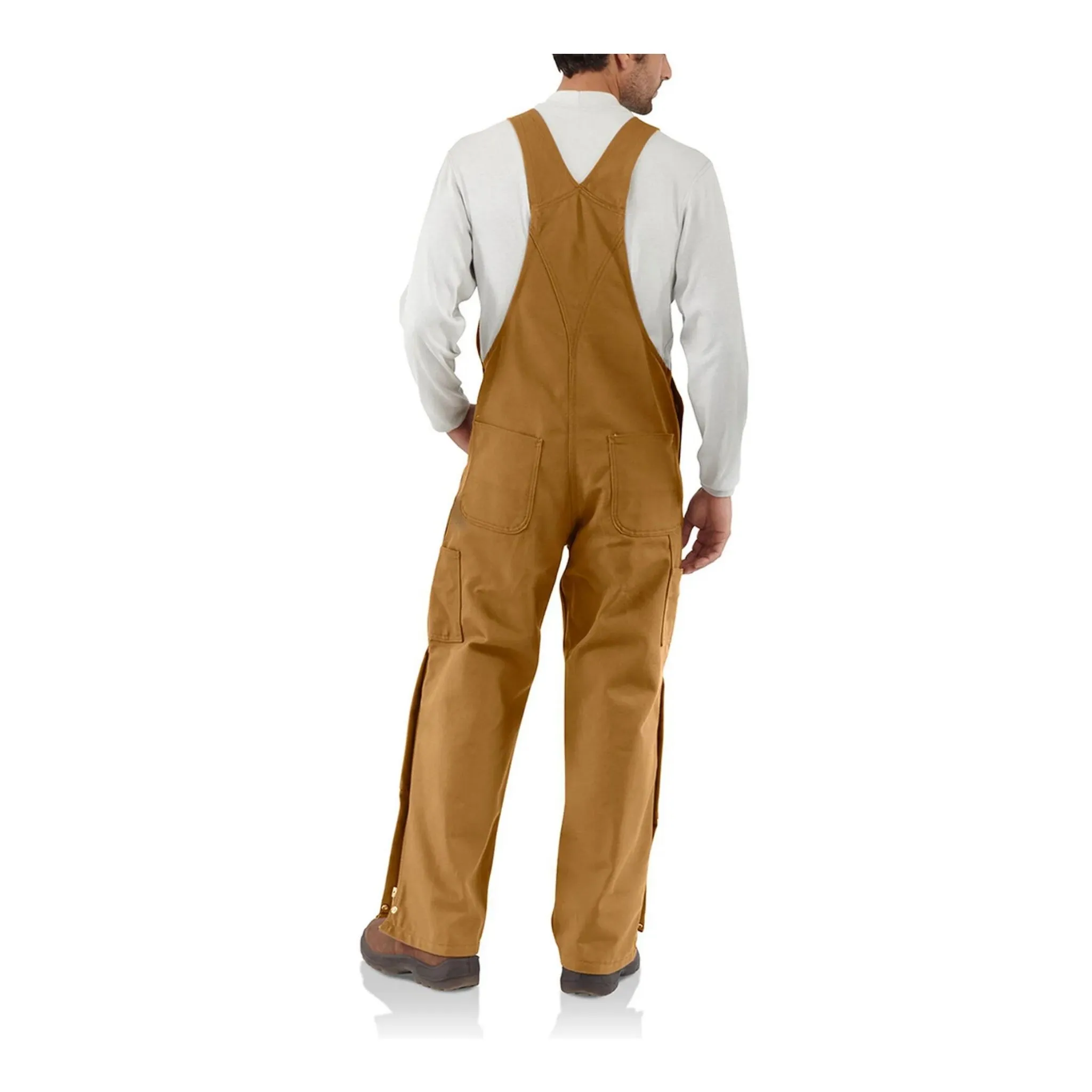 Carhartt Men's Bib Overalls FR Flame Resistant Unlined - Image 3