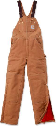 Carhartt Work Men's Bib Overalls Lined Duck -Clearance - Image 5