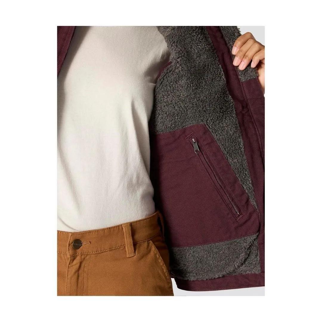 Carhartt Women's Vest Sherpa Lined Washed Duck 104224 - Image 5