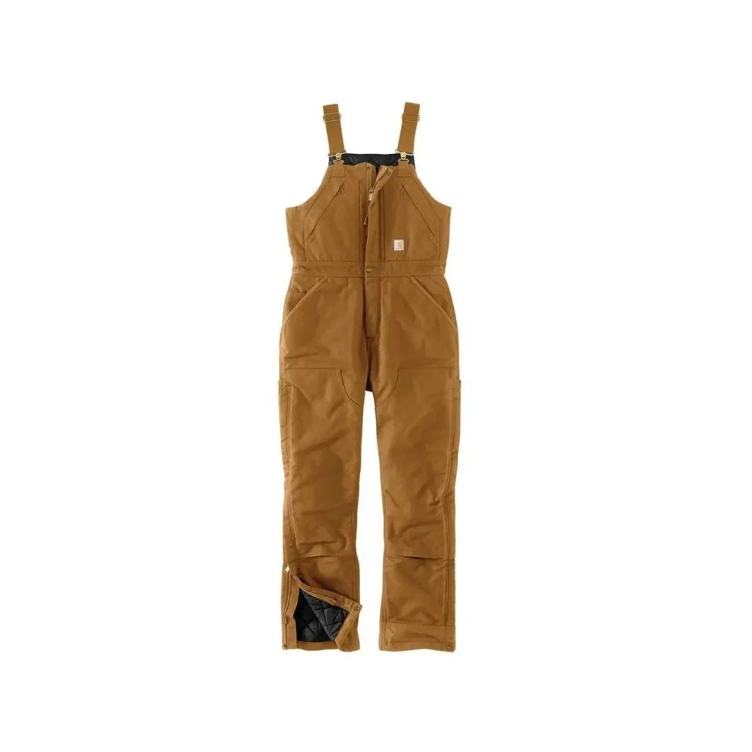 Carhartt Women’s Bib Overalls Insulated Loose Fit Washed Duck - Image 51