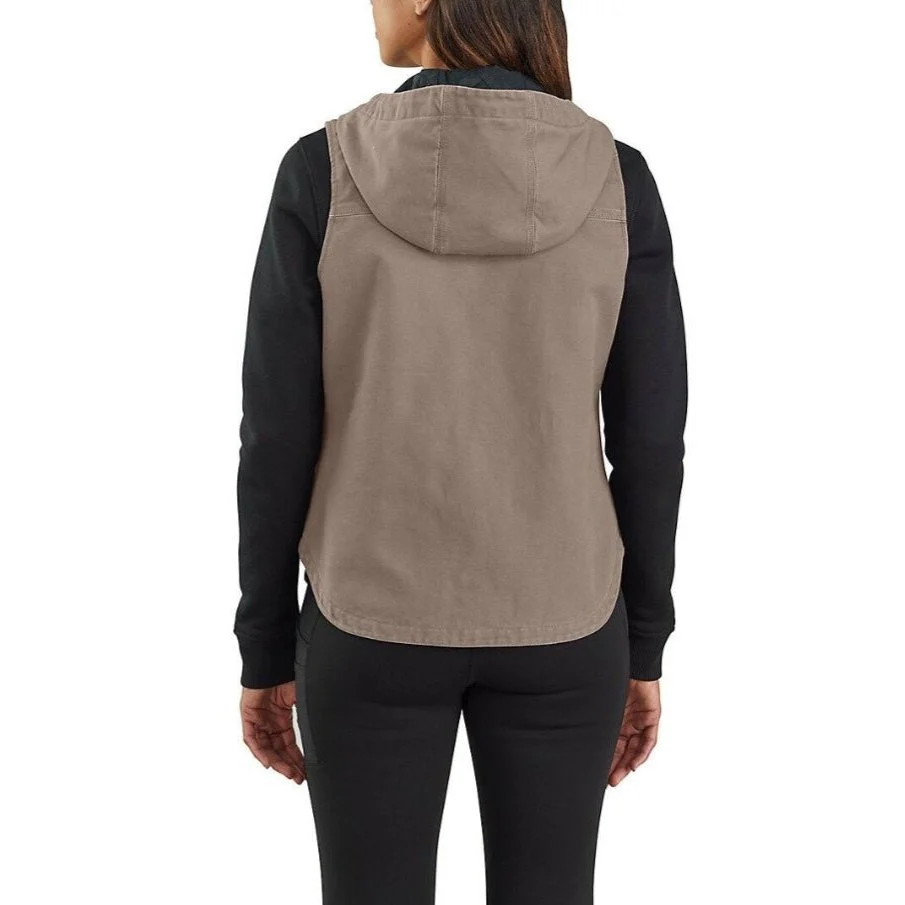 Carhartt Women’s Vest Hooded Insulated Washed Duck - Image 4