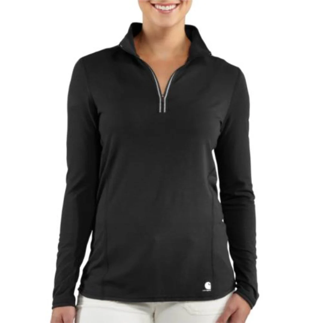 Carhartt Women's Force Quarter-Zip Shirt - Image 3
