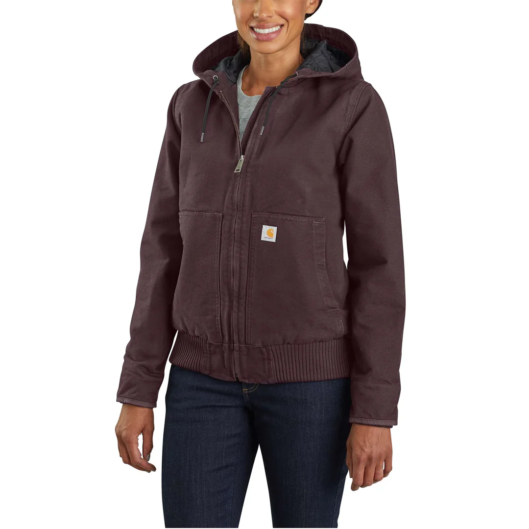 Carhartt Women's Loose Fit Washed Duck Insulated Active Jacket - Image 5