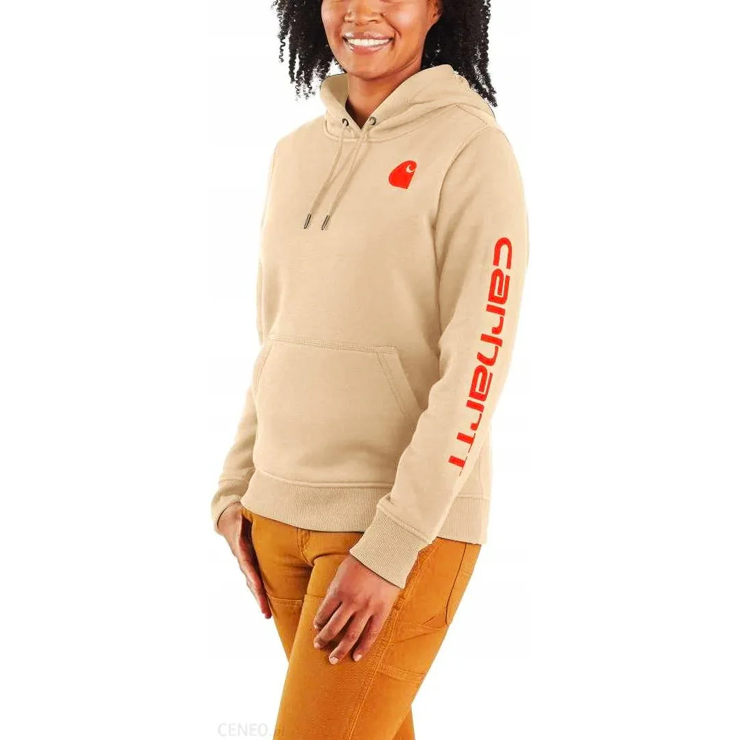 Carhartt Women's Hoodie Relaxed Fit Graphic Pullover Seasonal Colours - Image 34